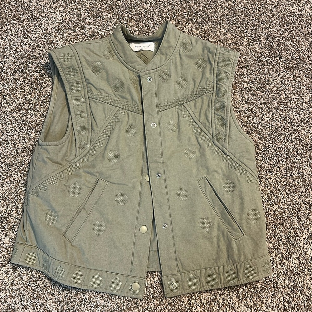 Dear John army green vest